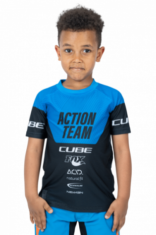 Koszulka rowerowa Cube 11146 JUNIOR Jersey S/S X Act.